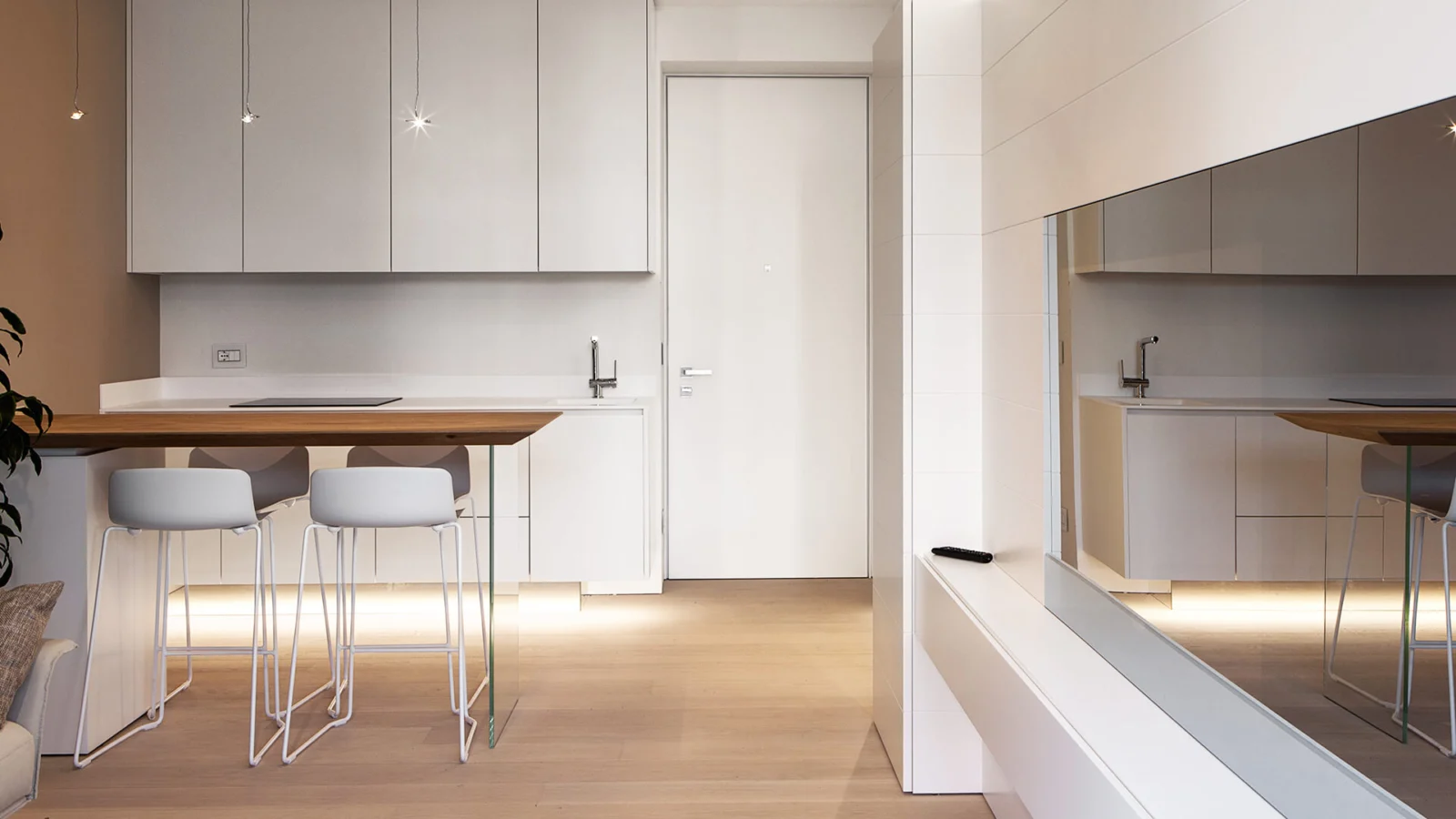 Oikos Project concealed hinge interior door.